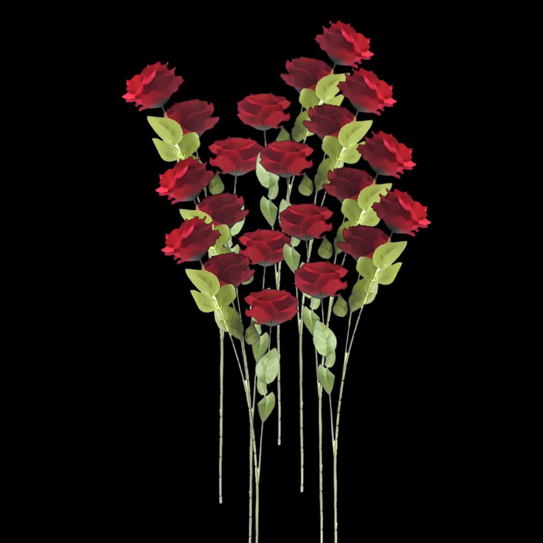 仿真玫瑰实物图