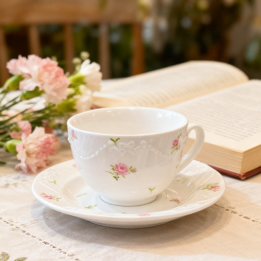 马克杯/杯子/仿搪瓷陶瓷杯/陶瓷马克杯/陶瓷杯学生可爱白底实物图