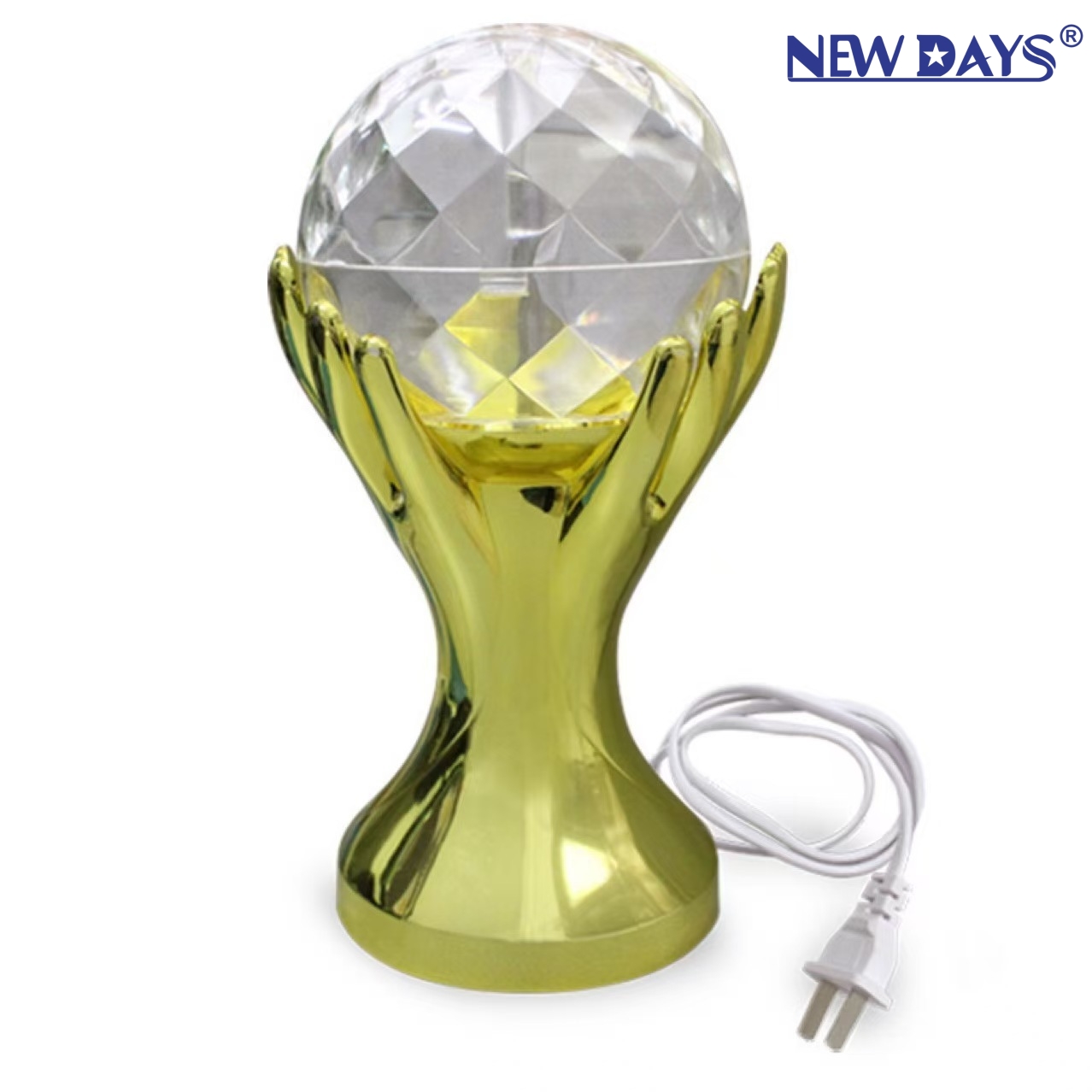 أضواء المسرح الدائرية الجديدة من طراز LED 7 RGB من طراز Newdays العابرة للحدود، والمصابيح الفلاش ذات الألوان المتغيرة، والمصابيح الكريستال الكريستال الحزبية Item Picture