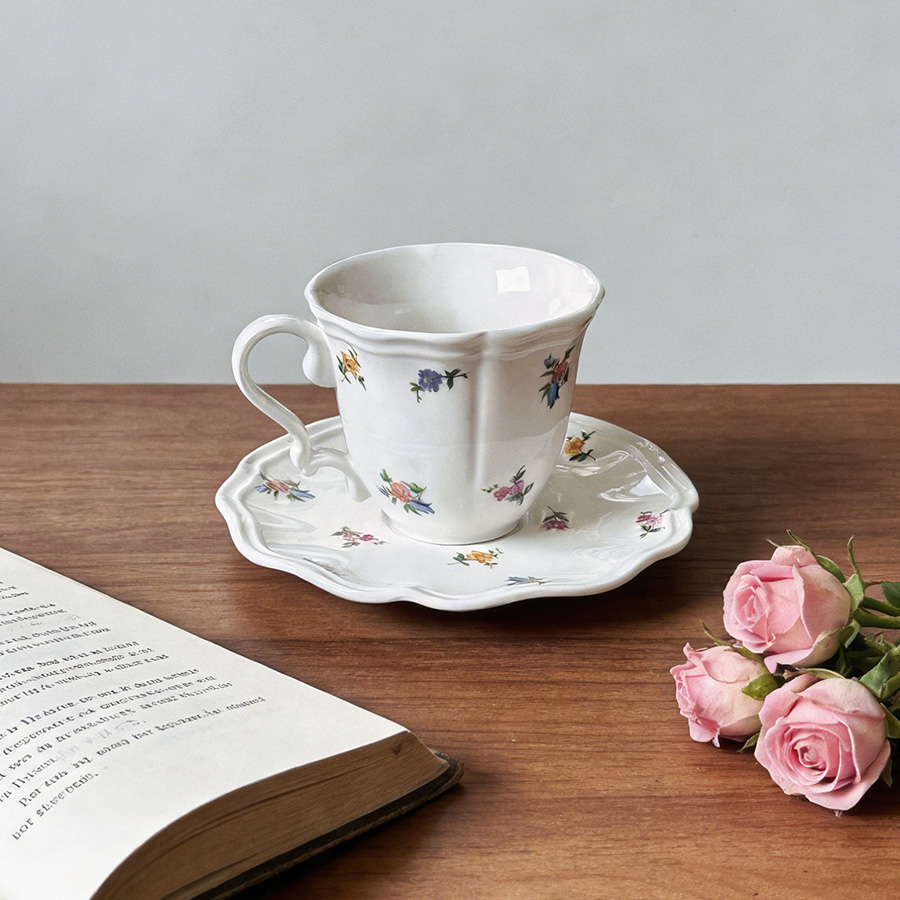 马克杯/杯子/仿搪瓷陶瓷杯/陶瓷马克杯/陶瓷杯学生可爱产品图