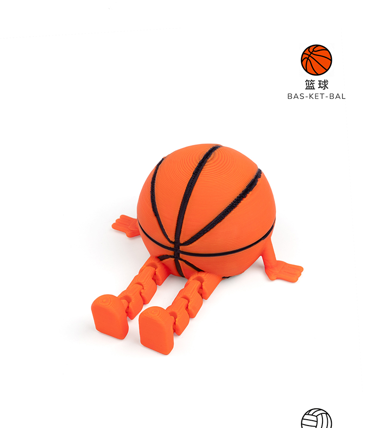 跨境3d打印SportsBallFigurineCollection球类运动坐姿小人世界杯详情8