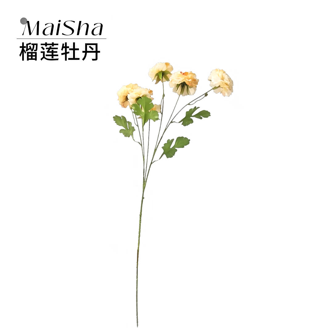 Durian and peony flower bouquets, flowerpots, willow-woven flower baskets, artificial flower baskets, creative arrangements