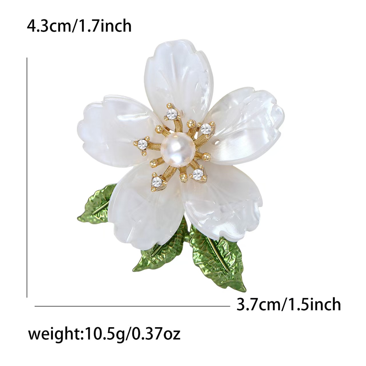 胸针/金榜题名/莫桑钻胸针/胸针复古/吧唧白底实物图