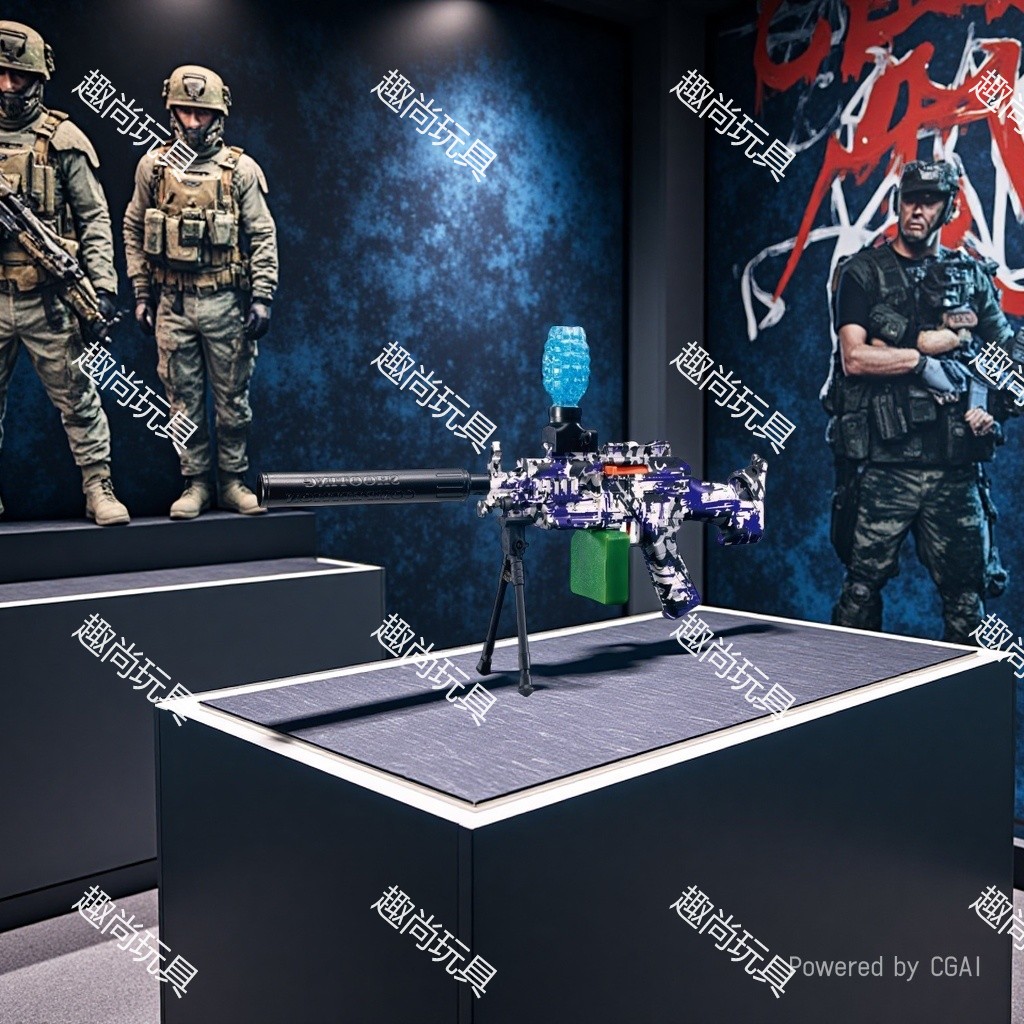 M249 Automatic hand-held electric continuous water jet gun, children's toy gun, outdoor shooting game, competitive entertainment Application Scenario