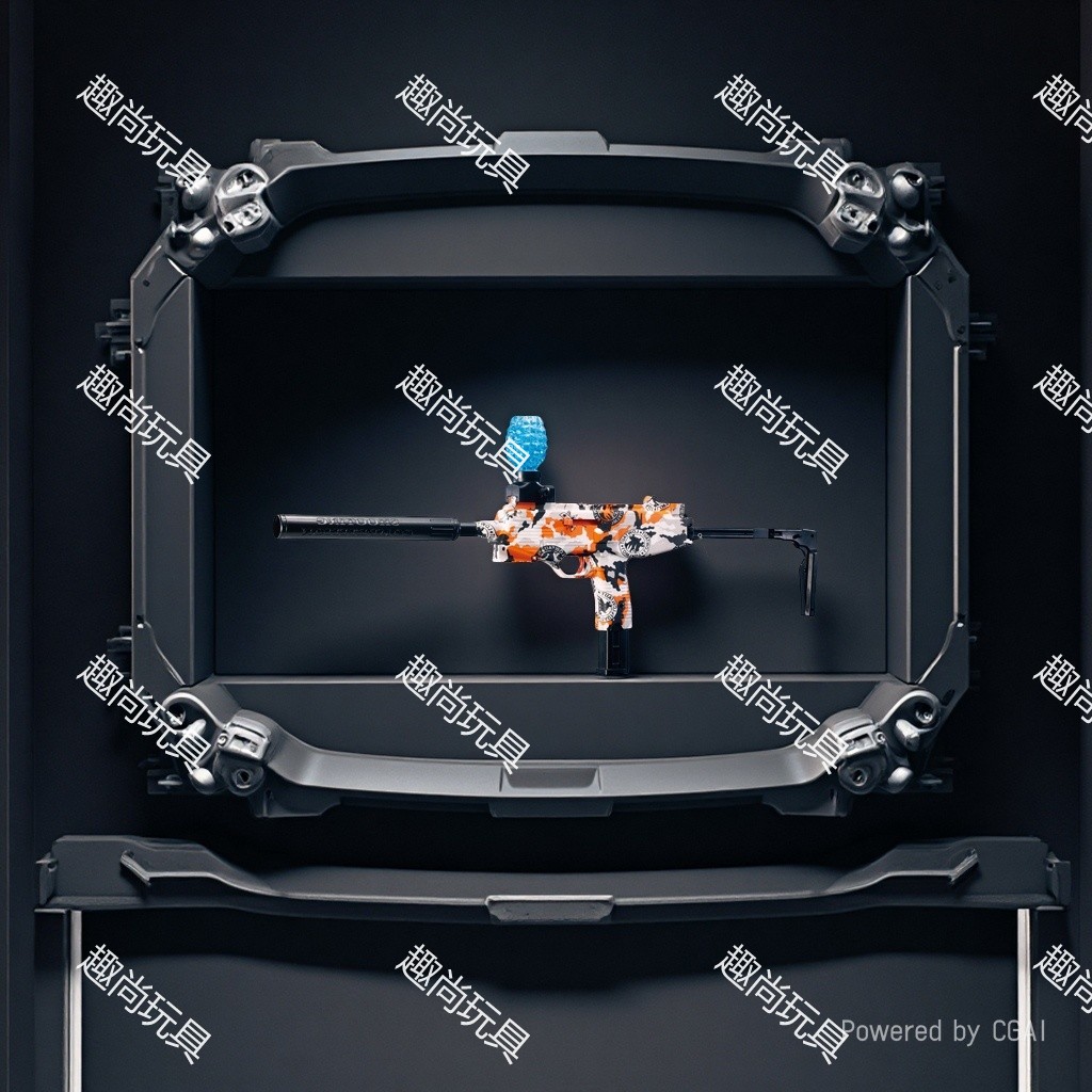 Electric continuous firing toy gun MP9, children's water bullet gun, doodle hand-held automatic soft bullet gun, the same gift for boys playing PUBG Application Scenario