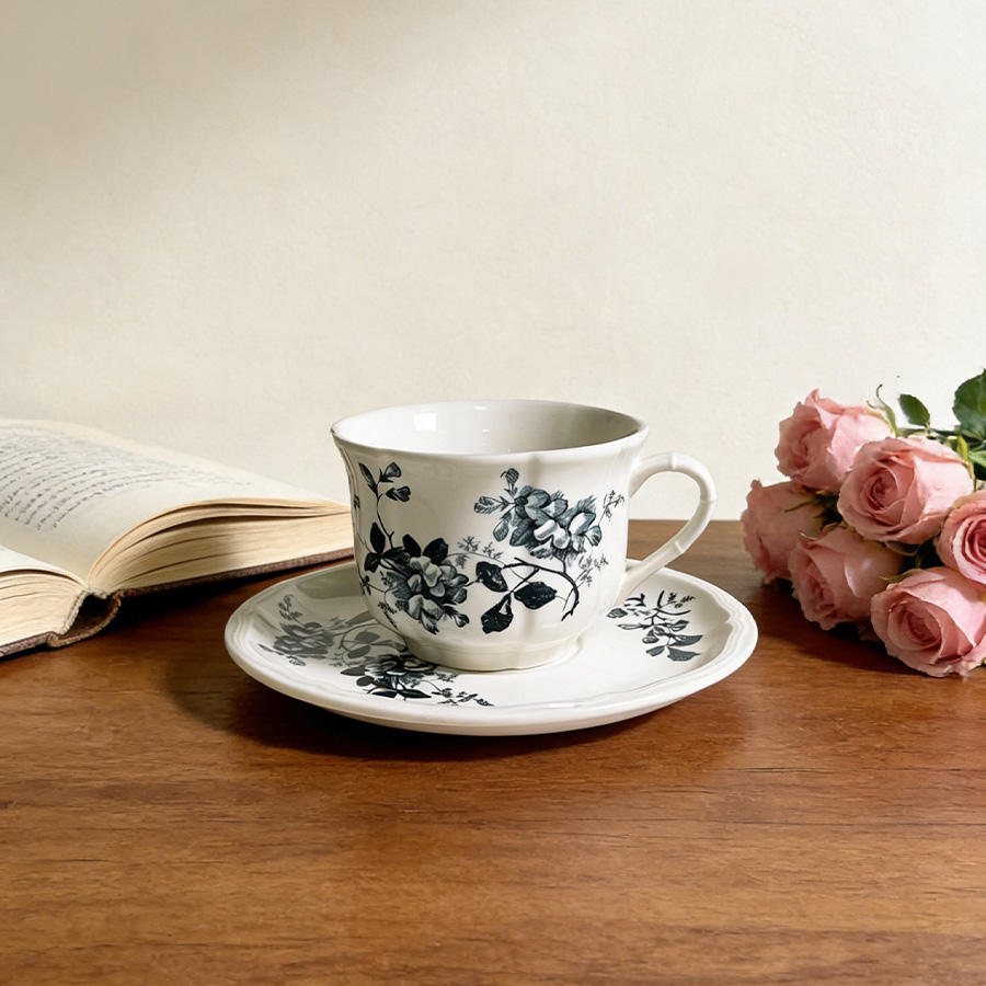 马克杯/杯子/仿搪瓷陶瓷杯/陶瓷马克杯/陶瓷杯学生可爱白底实物图