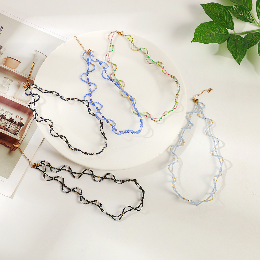Yunyi Shijia original lace-shaped necklace in stock, new style, all handcrafted