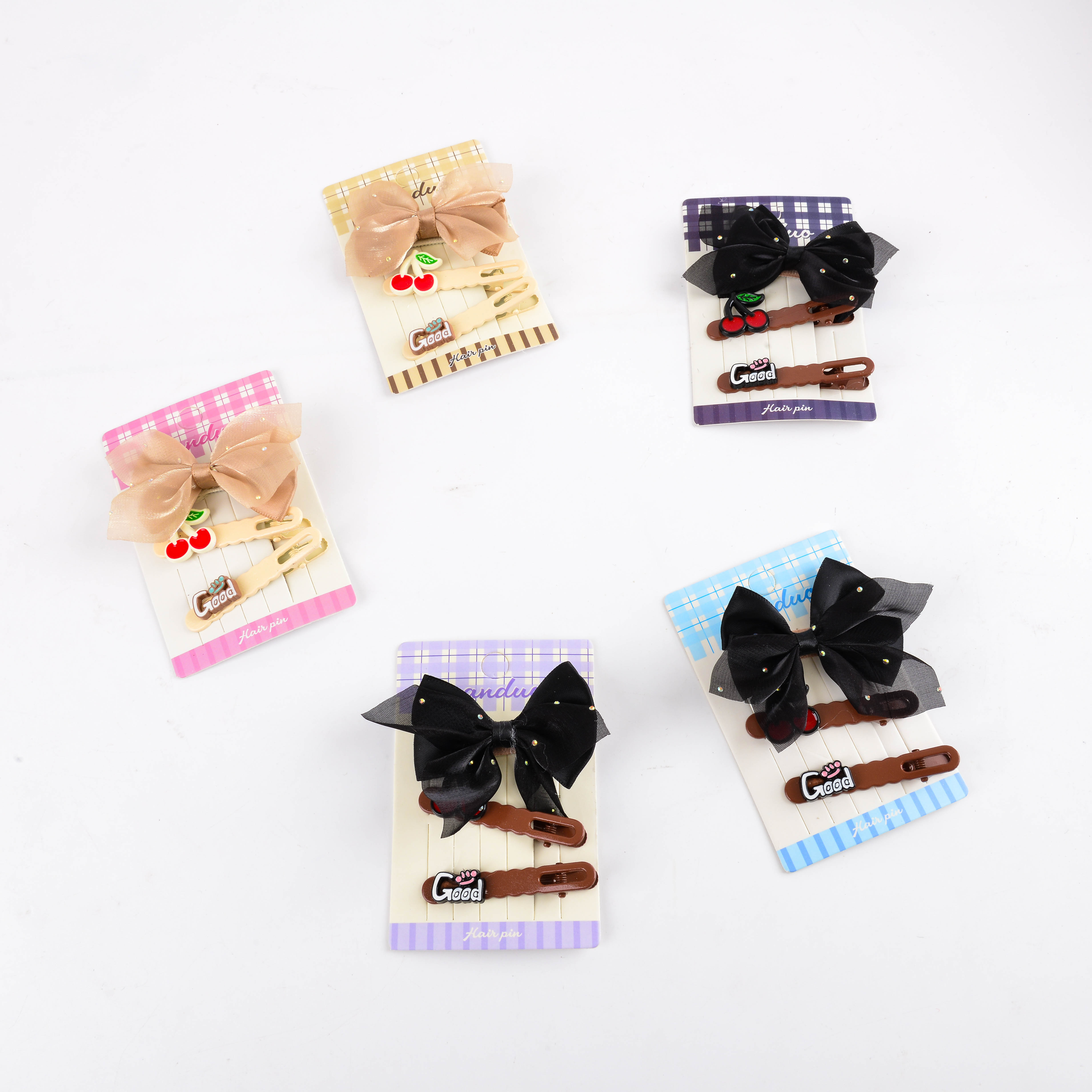 Moissanite decorated hair clips, straight clips, hair bands, alloy clips, fashionable hair accessories for women
