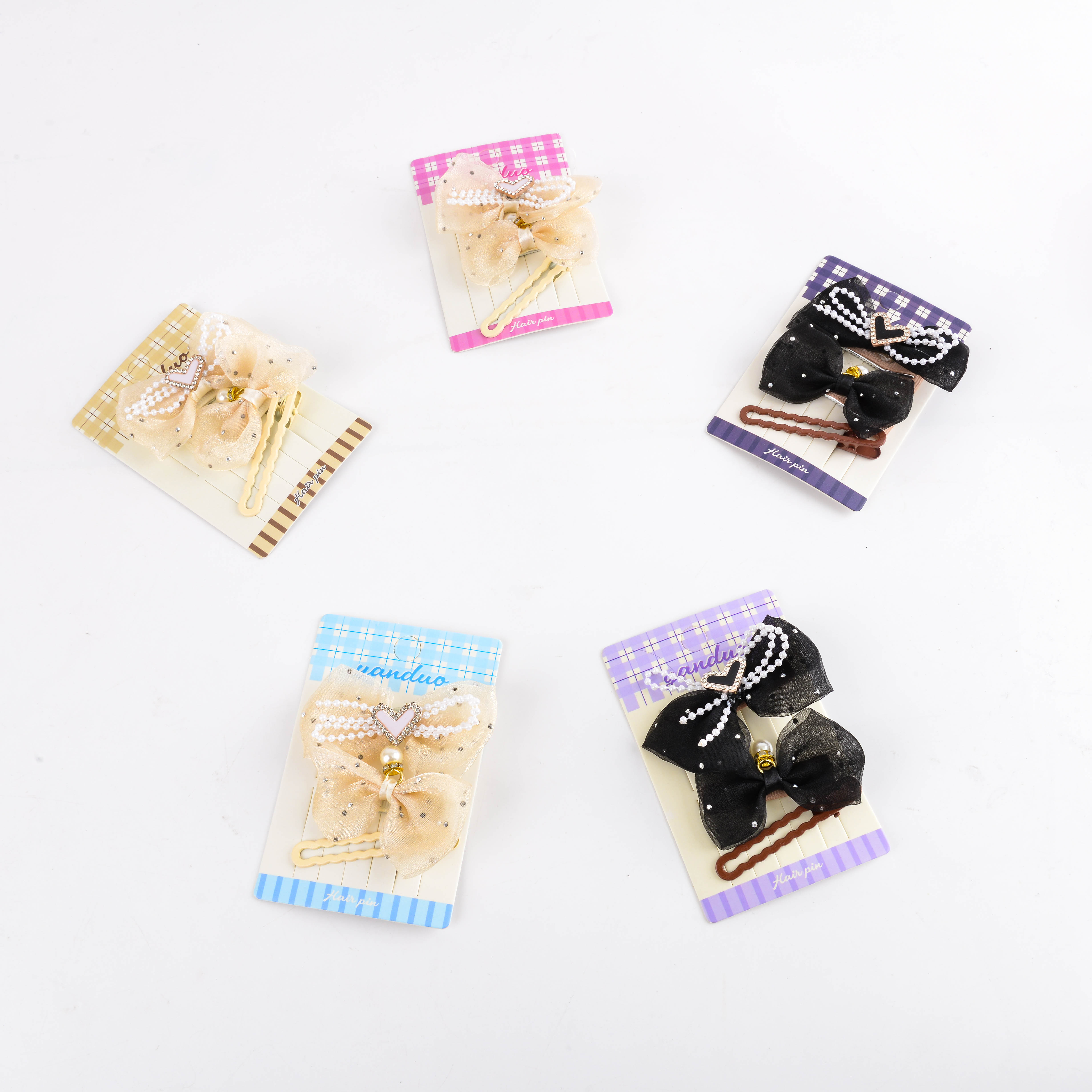 The new Spring and summer collection features cute and stylish baby and children's hair accessories and a princess-style hair clip set that is versatile for daily use by infants and toddlers details Picture