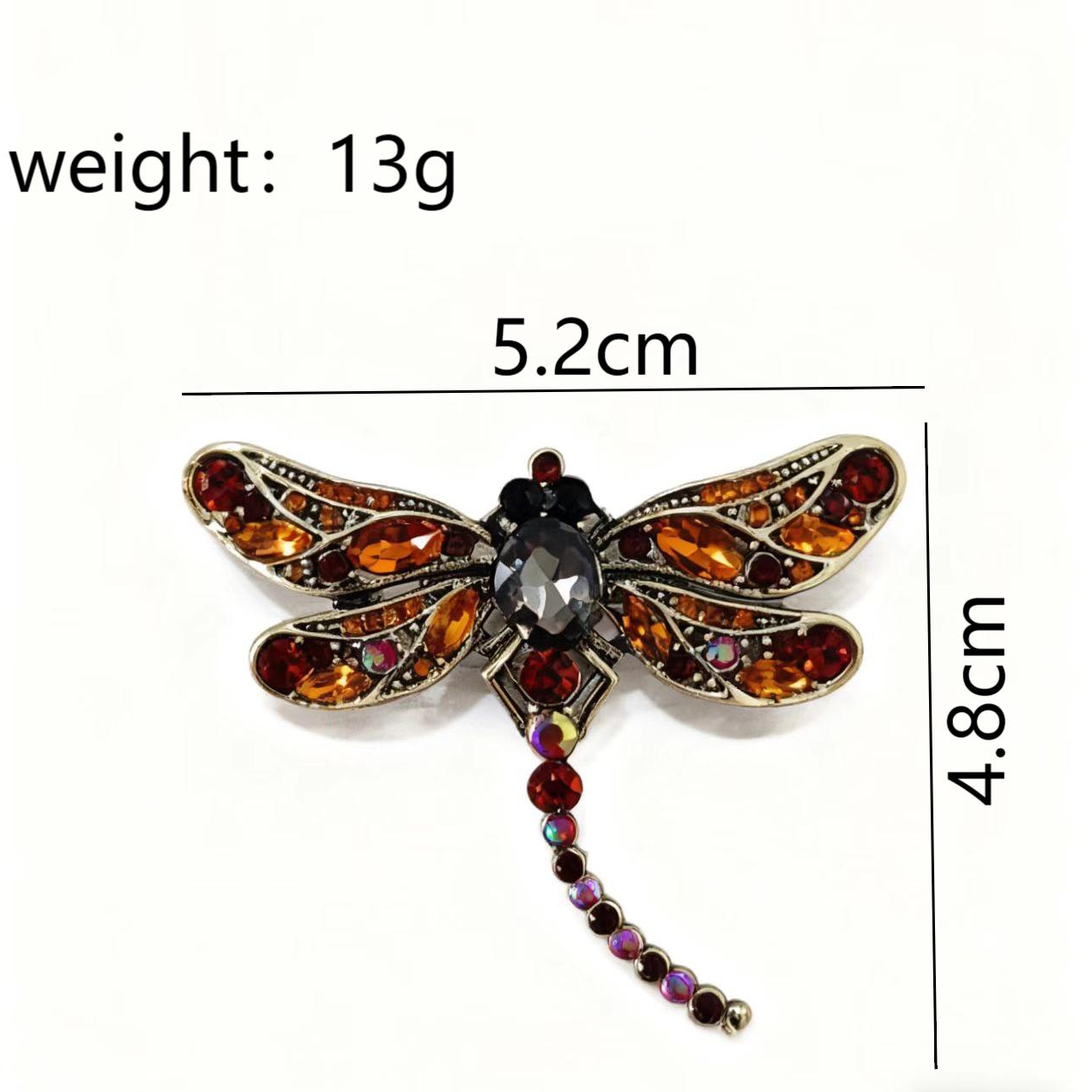 Dragonfly-shaped zinc alloy brooch accessories, kitten badge brooch accessory, exquisite craftsmanship brooch Item Picture