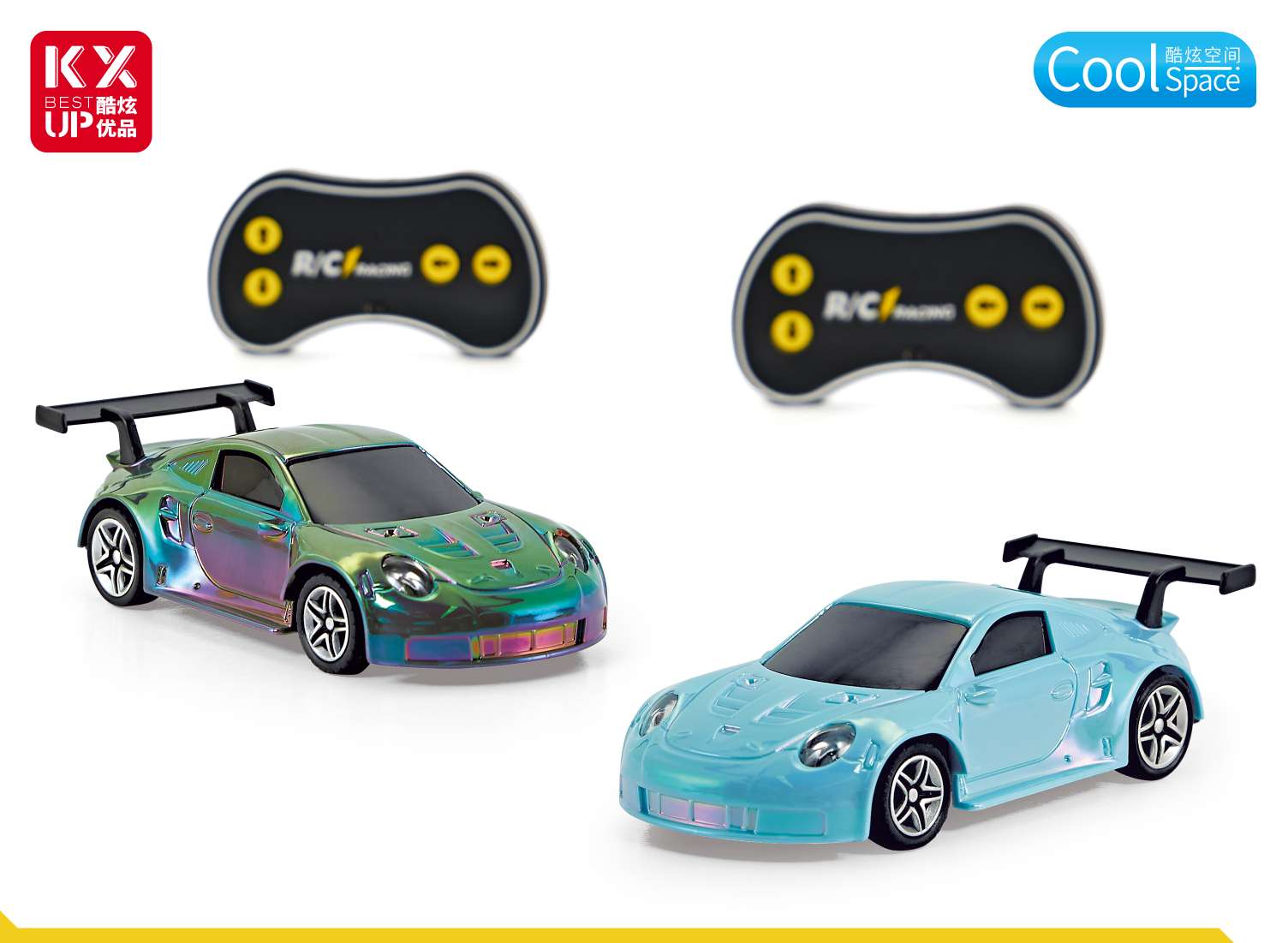 Remote control alloy car, children's toy, electric remote control car, boy gift, durable and playable, suitable for children over 6 years old details Picture