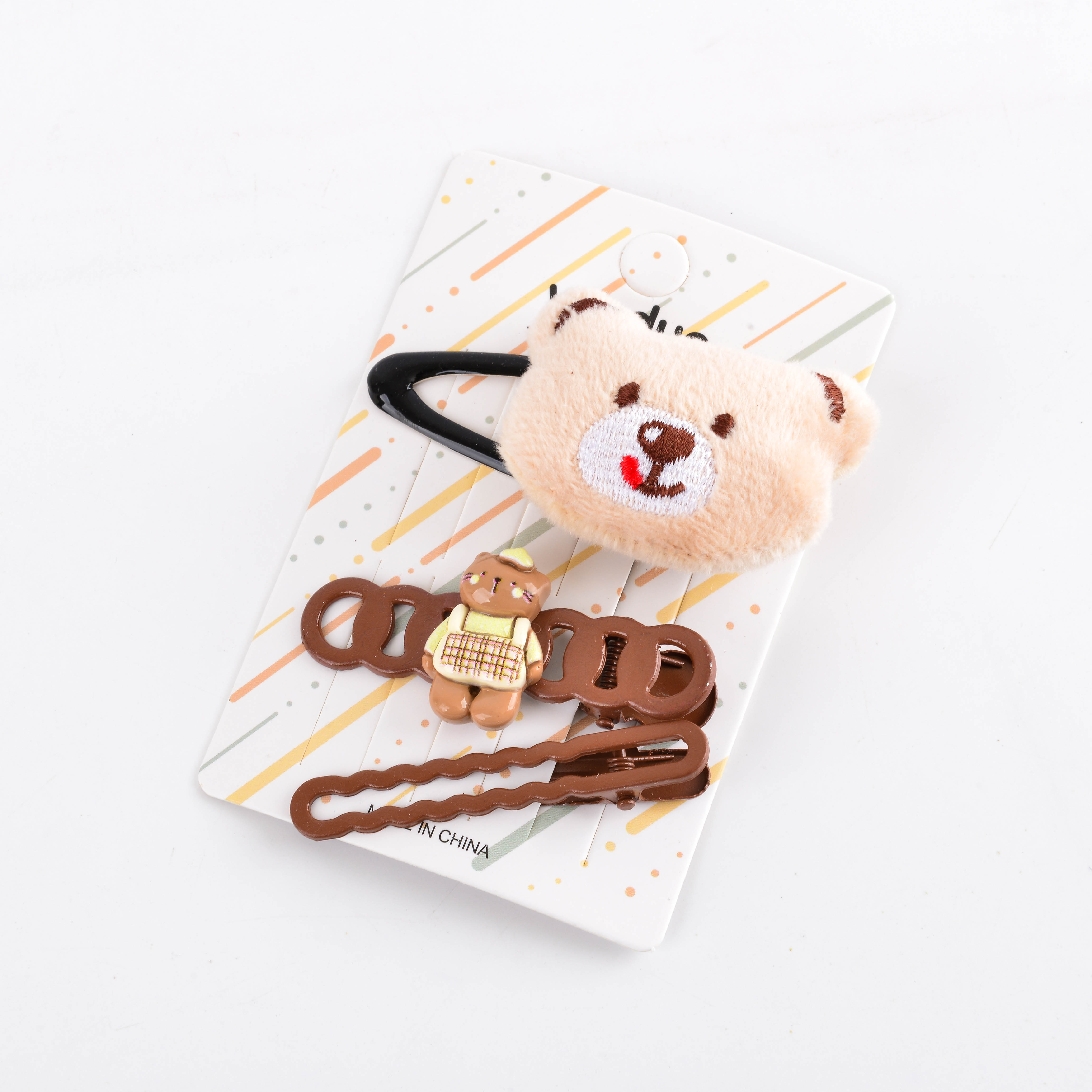 Baby hair clips, girls' hair ties, headwear, children's hair accessories wholesale, straight clips, hair clips, hair clips, hair bands, alloy clips, straight clips Specification image