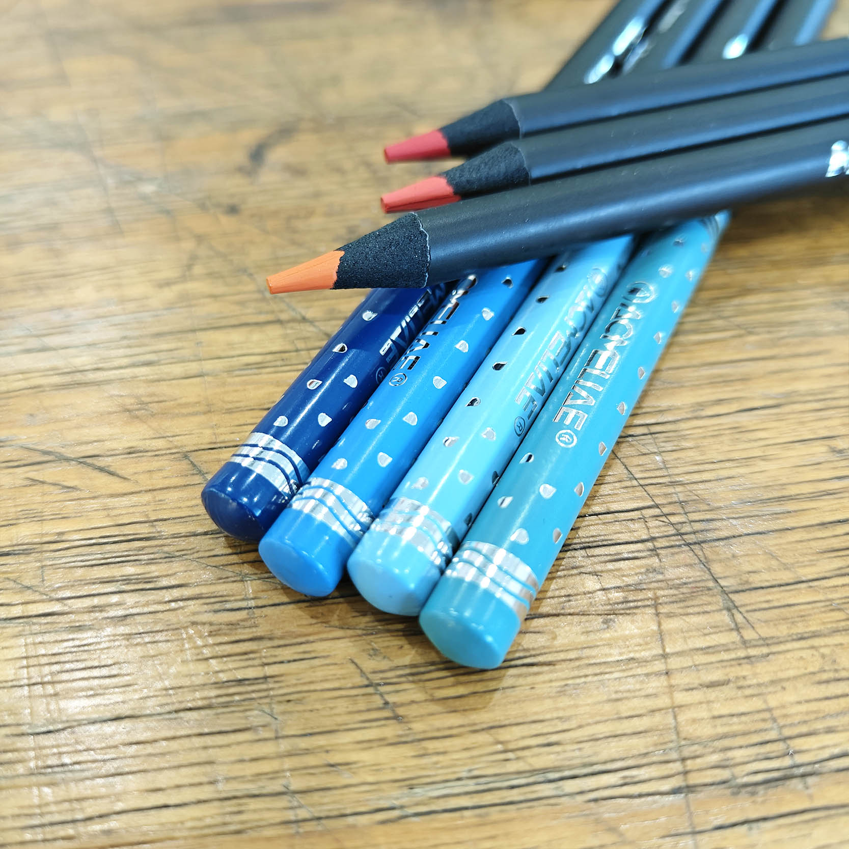 ACMELIAE 12PCS water soluble color pencil/tin box Specification drawing