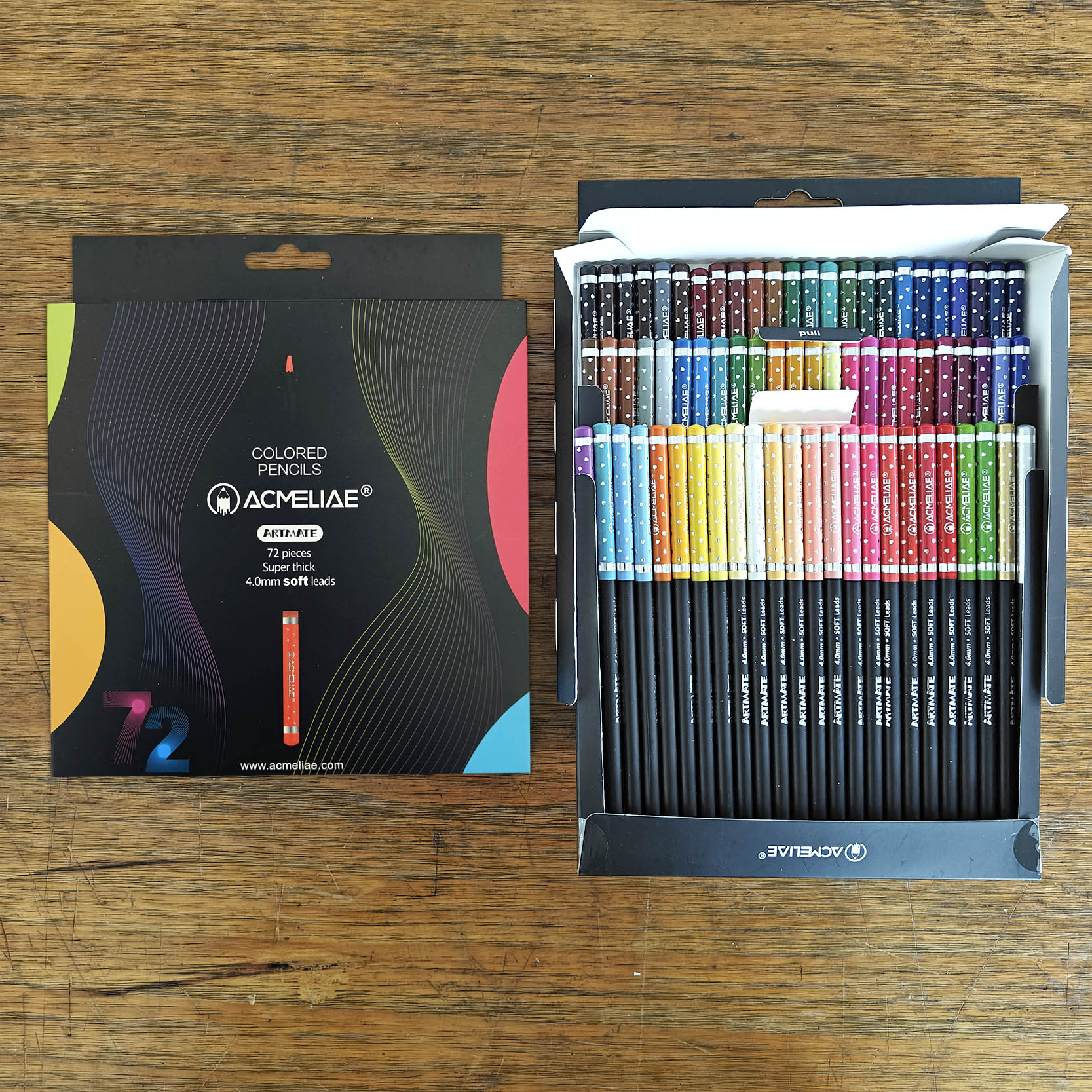 ACMELIAE 72Colors Artmate Set /Drawer Box full figure