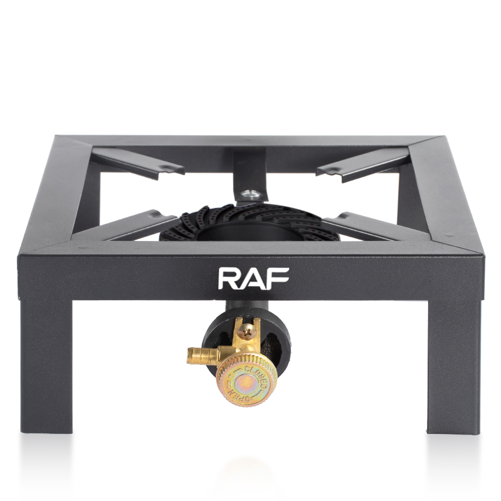 RAF Cross-border fierce gas stove, single stove with strong fire, cast iron burner, outdoor energy-saving gas stove, picnic and camping stove details Picture