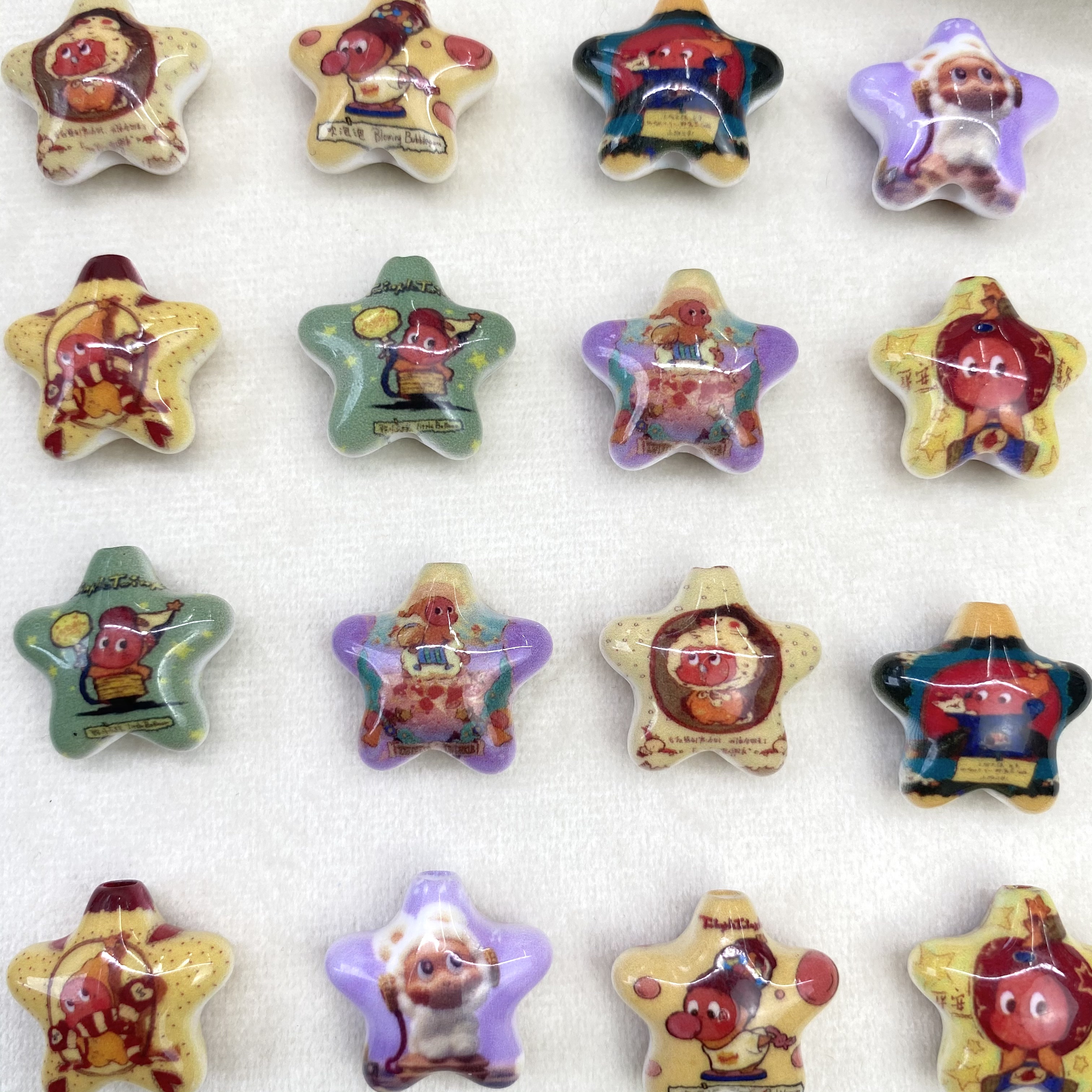 树脂配件/奶油胶配件/配件/米珠/奶油胶配饰白底实物图