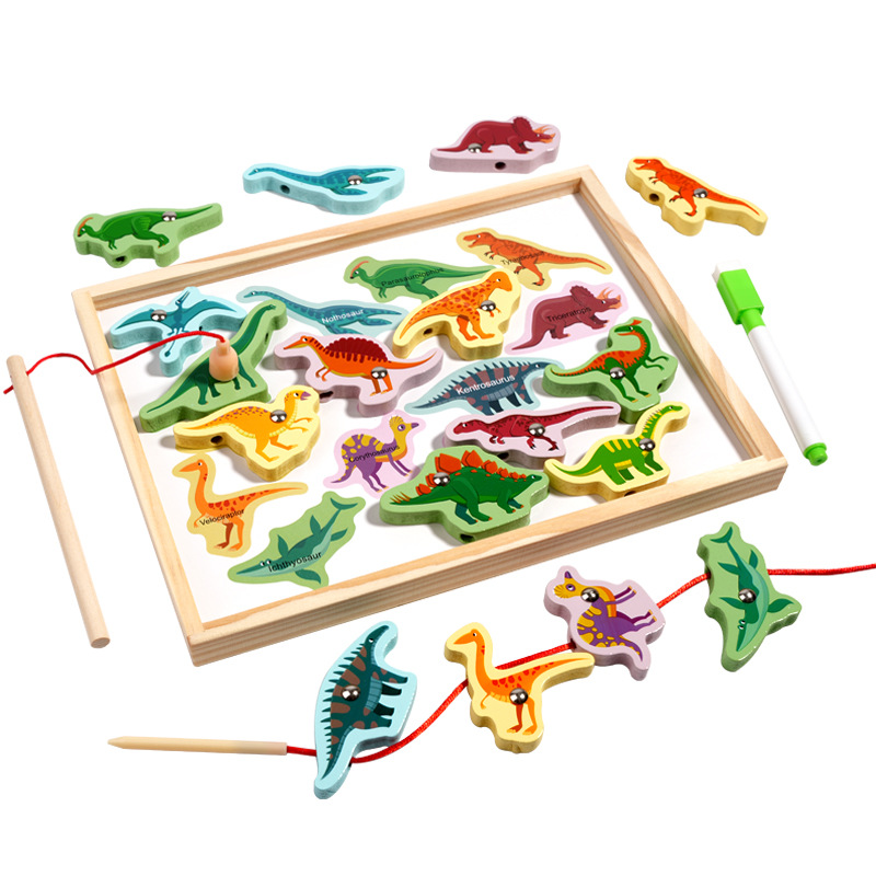 拼豆/拼图/异形拼图/可以拆卸的木头船/玩具白底实物图