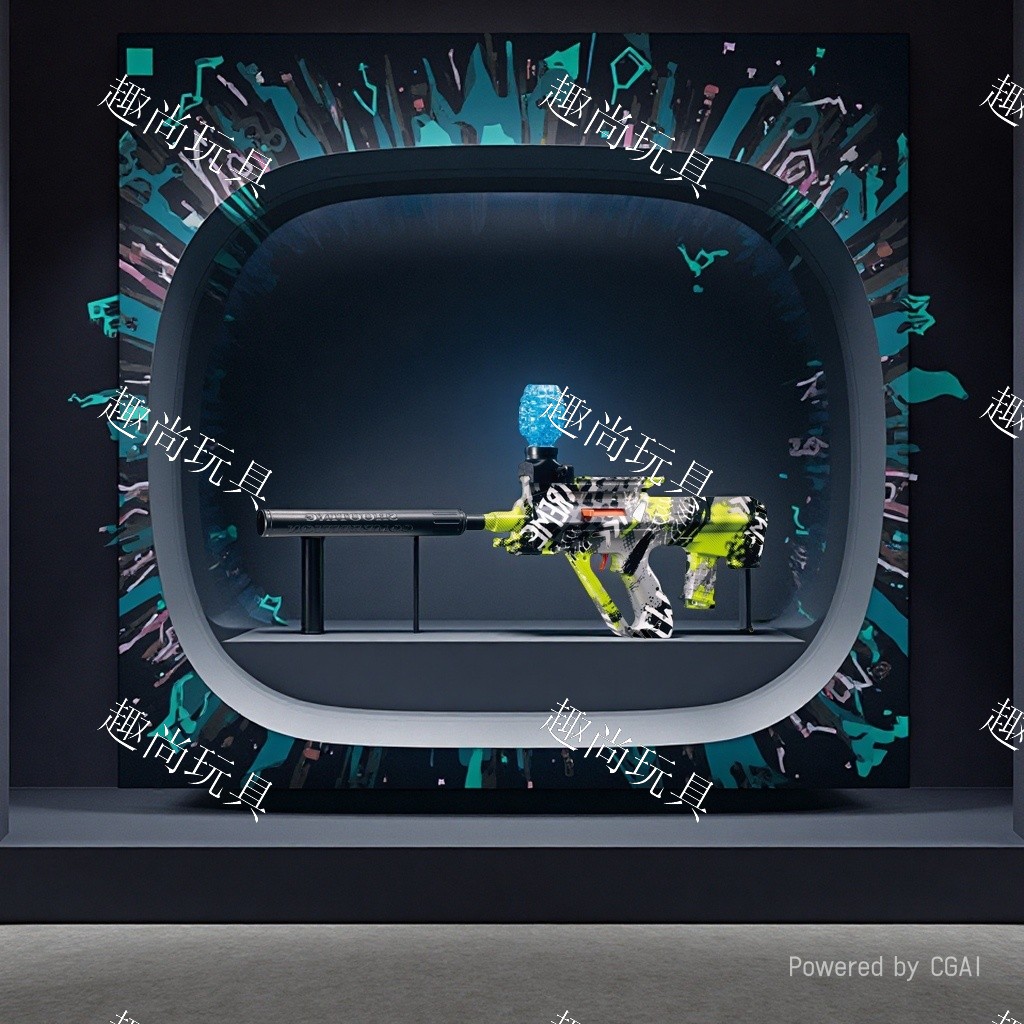 Children's toy gun tactical hand-automatic AUG electric continuous water bullet gun game same style children's toy gift Application Scenario