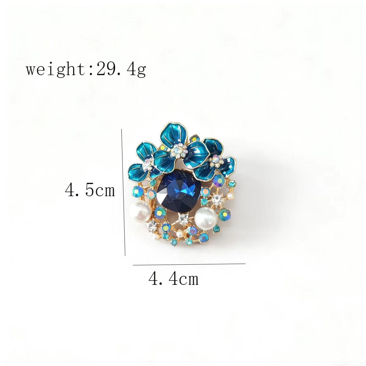 胸针/胸花布艺/丹桃珠宝/钢笔/钩针花产品图