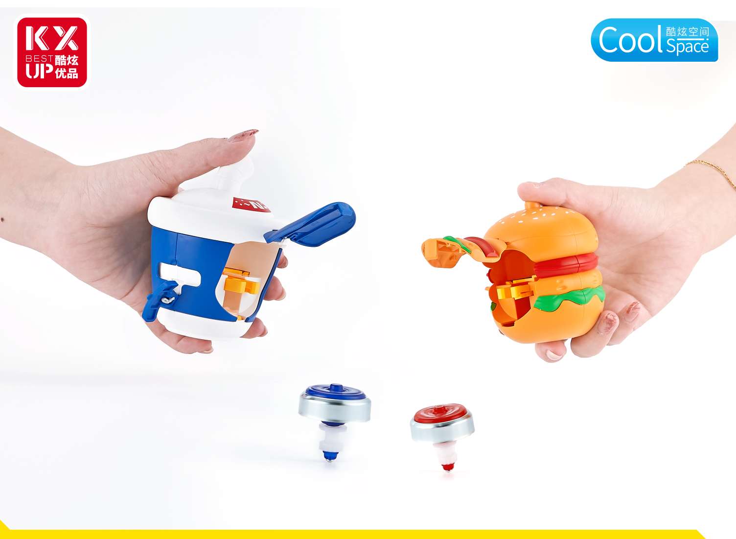 Fun gyroscope, luminous plastic small gyroscope, traditional sports and leisure toy, children's intelligence and entertainment detail image 5