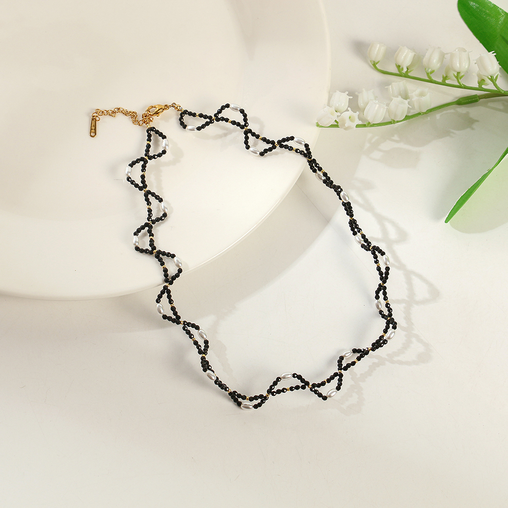Yunyi Shijia original lace-shaped necklace in stock, new style, all handcrafted Item Picture
