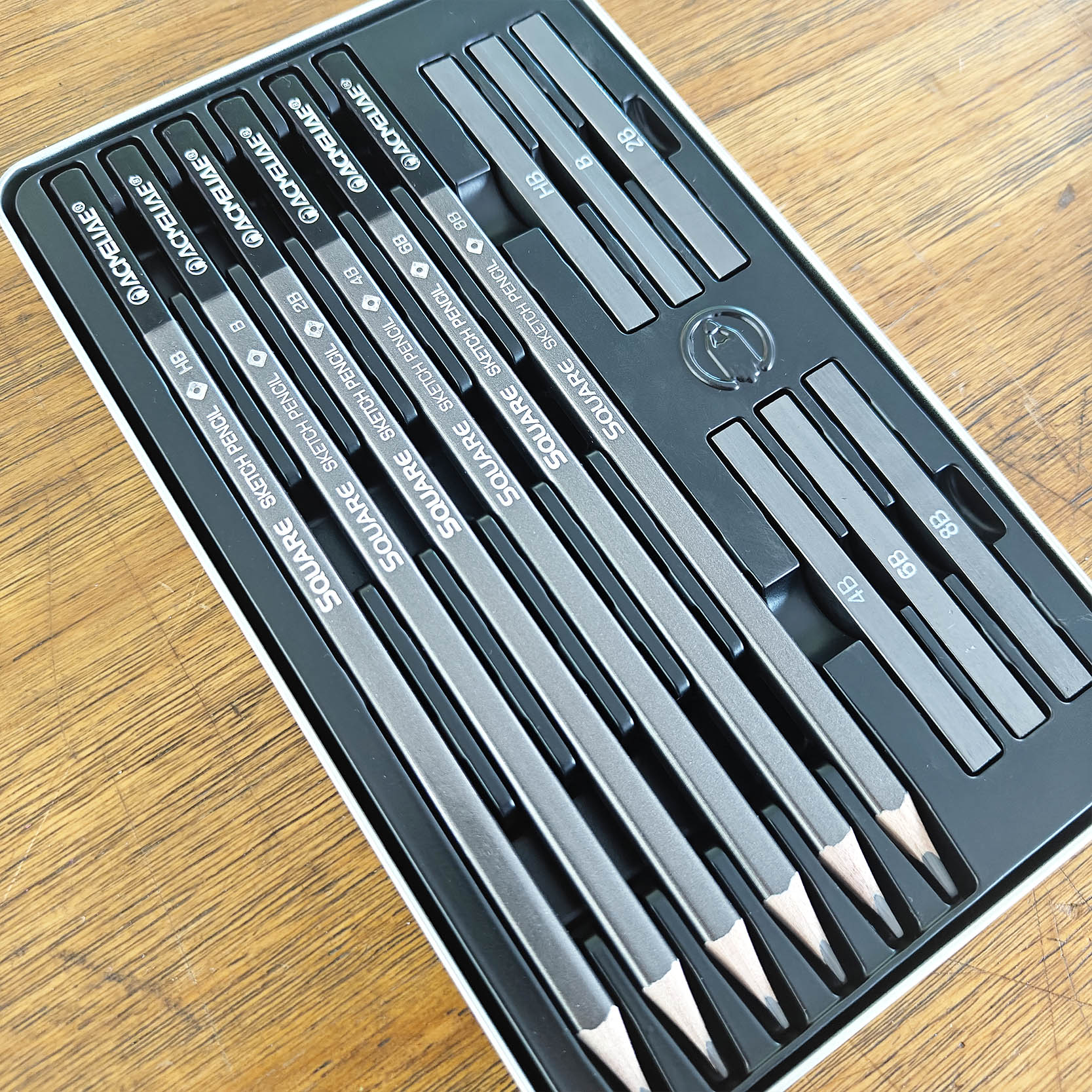 ACMELIAE G0012 6PCS drawing pencils+ 6PCS graphite sticks details Picture