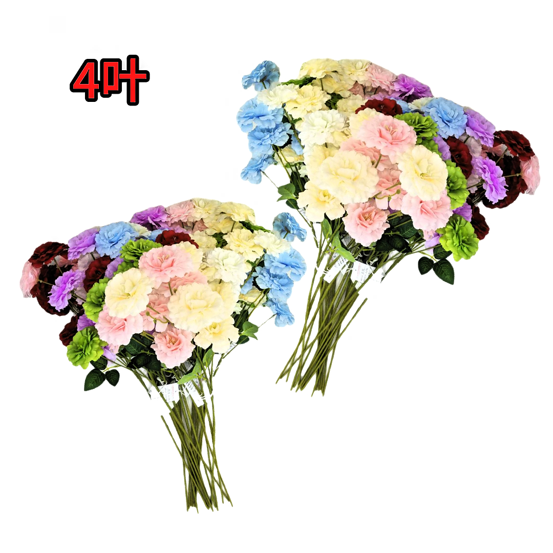 Colorful artificial flower bouquets, fake flowers, bellflowers, realistic flower arrangements, floral art, non-woven fabric, simulated flower bouquet decorations Specification image