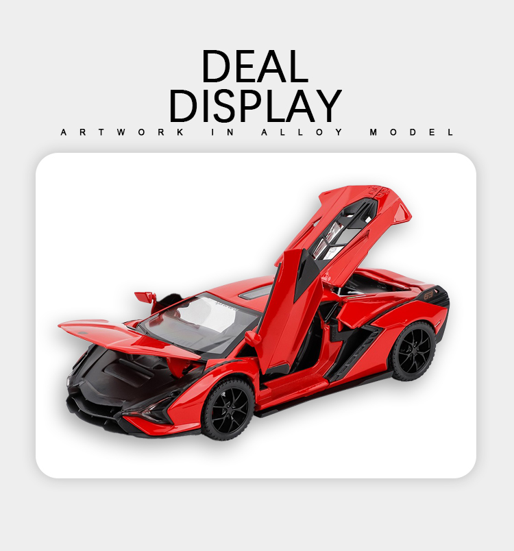 1:32兰博闪电跑车合金模型玩具车儿童玩具车模小汽车合金车玩具车趣味收藏详情8