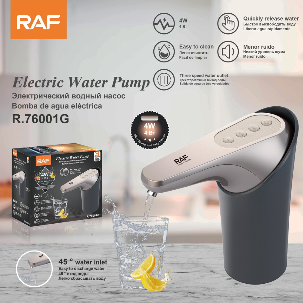 RAF Cross-border electric water pump, automatic water pressure device for barrel water, mineral water rechargeable water filling device, household water dispenser full figure