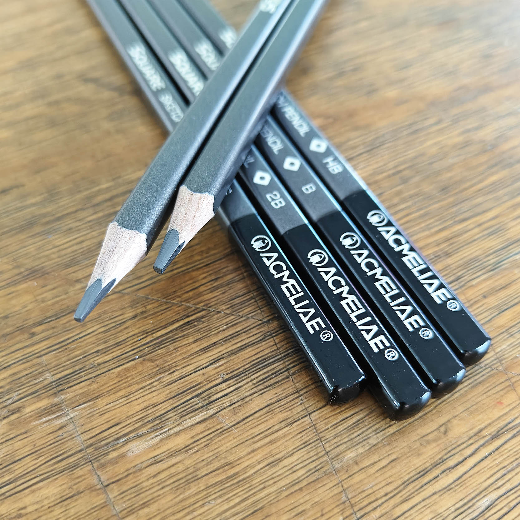 ACMELIAE G0012 6PCS drawing pencils+ 6PCS graphite sticks Specification drawing
