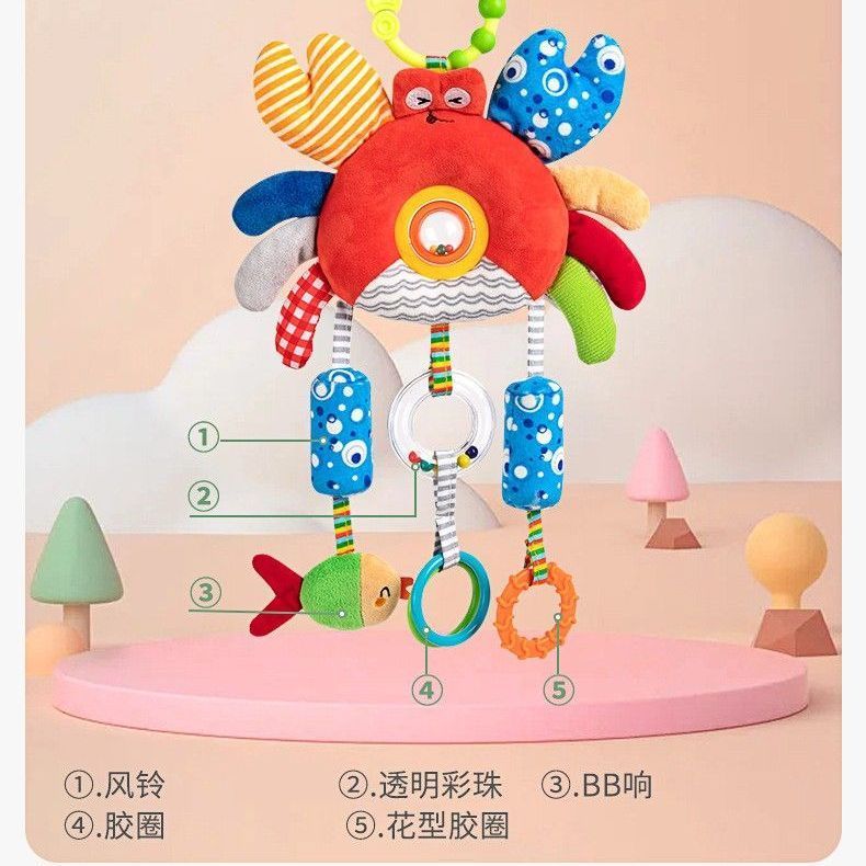 婴儿玩具安抚巾宝宝安抚玩偶婴儿摇铃bb叫柔软安抚用品新款多款式详情图3
