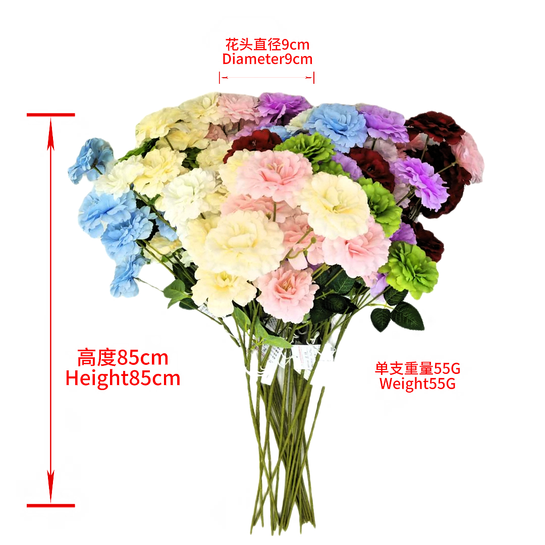 Colorful artificial flower bouquets, fake flowers, bellflowers, realistic flower arrangements, floral art, non-woven fabric, simulated flower bouquet decorations details Picture