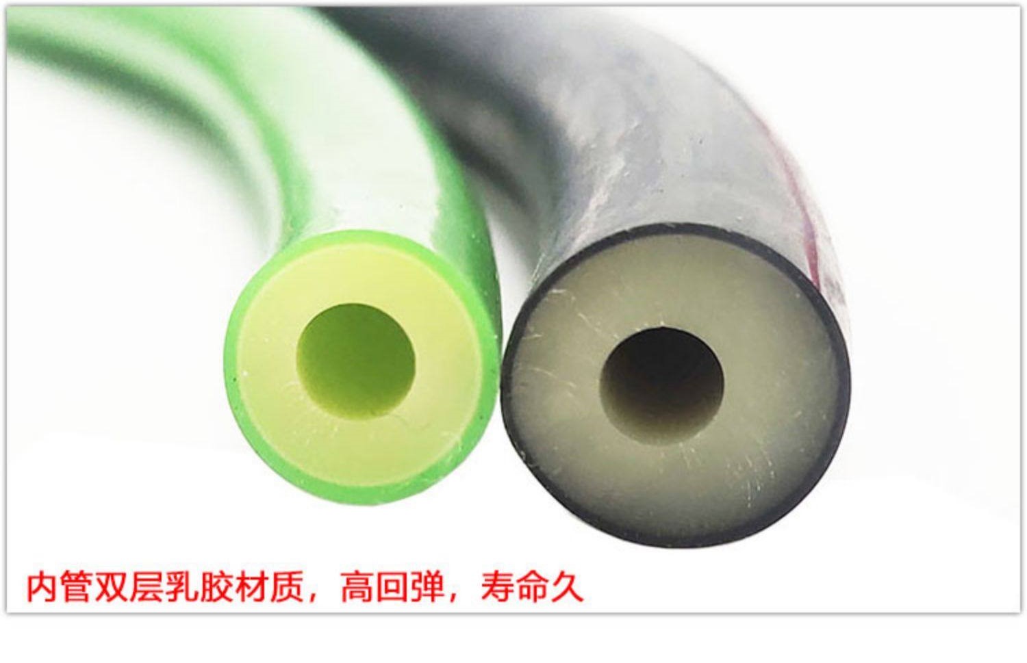 Natural latex hose, double-layer latex inner tube, high resilience, durable, long service life, household pipe, fitness, sports training, yoga practice, elastic resistance, tensile strength, safe, quick rebound water pipe thumbnail
