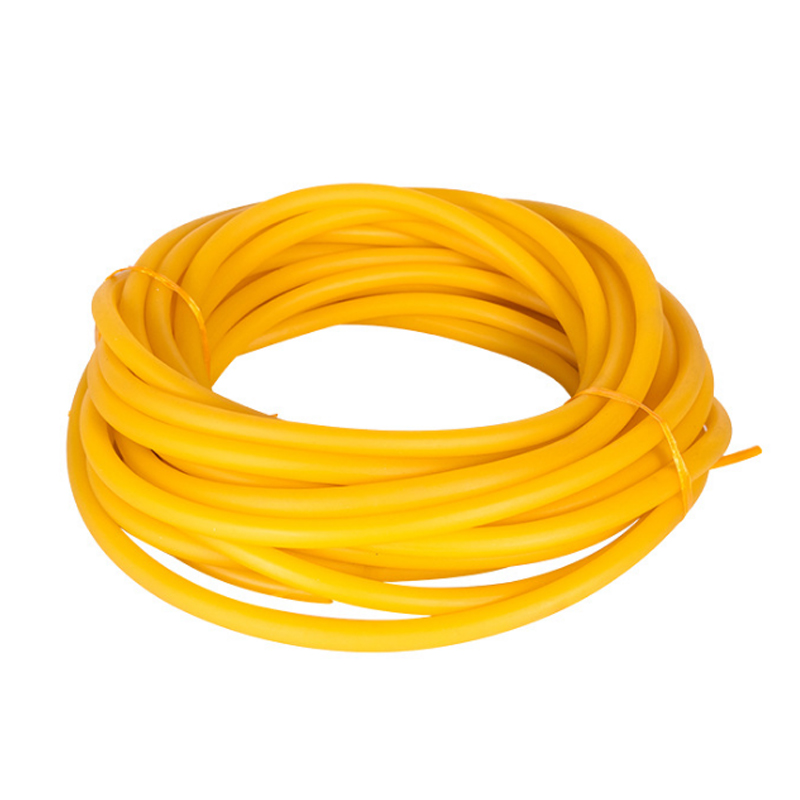 Natural latex hose, double-layer latex inner tube, high resilience, durable, long service life, household pipe, fitness, sports training, yoga practice, elastic resistance, tensile strength, safe, quick rebound water pipe Specification drawing
