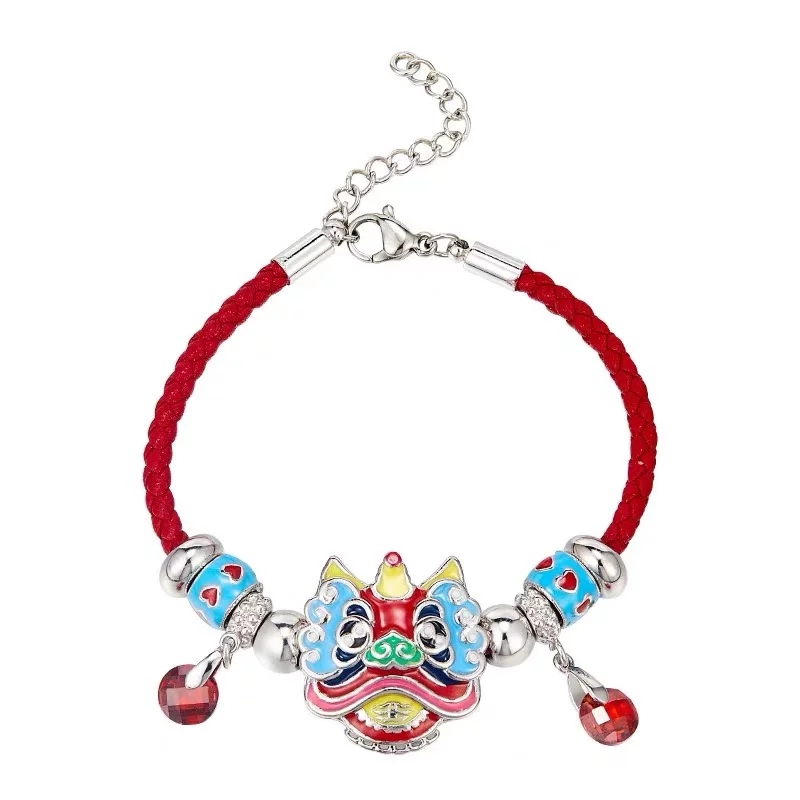 فأسد شيبينغ، الأسد المهيب، والخيط المصنوع من نسيج القرط Item Picture