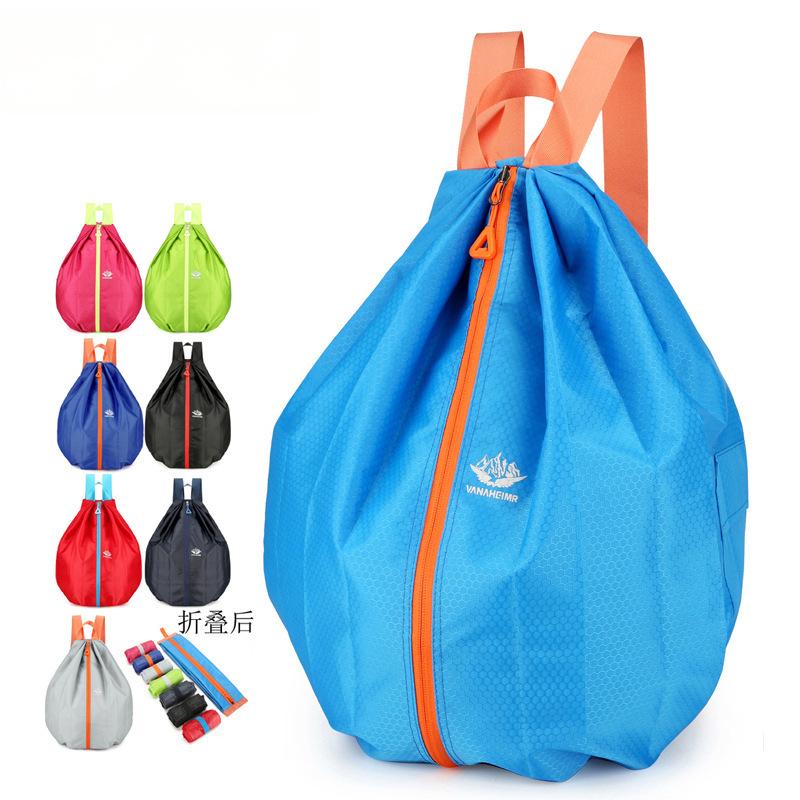 Yitu Warner Heim backpack, foldable portable storage bag, large capacity basketball bag, drawstring bag, drawstring backpack