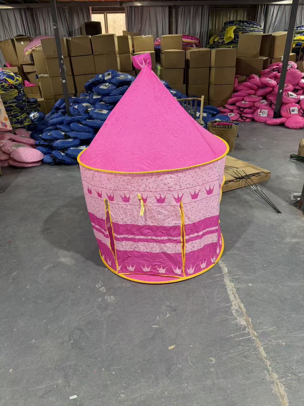 粉色公主帐篷儿童户外野营帐篷适合户外用品休闲玩具帐篷儿童帐篷