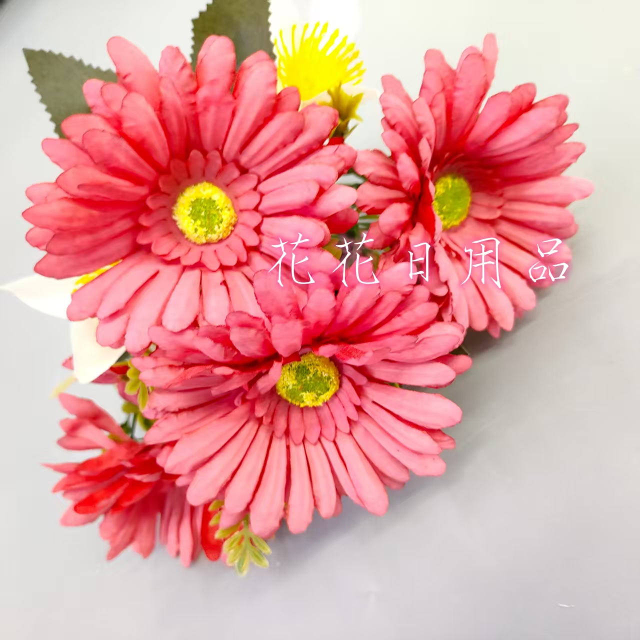 Artificial flowers, artificial flower bonsai, single large chrysanthemum ornaments and decorative items Item Picture