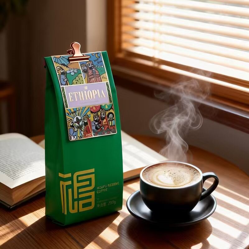 埃塞俄比亚进口单一产地精品咖啡豆SOE手冲美式意式浓郁醇香黑咖啡水洗中度烘焙新鲜烘焙250g