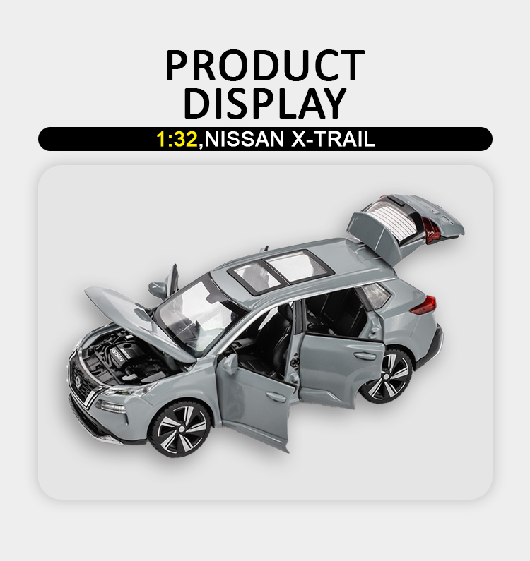 1:32日产X-TRAIL合金汽车模型1比32比例车模玩具车车模收藏玩具车小汽车详情9