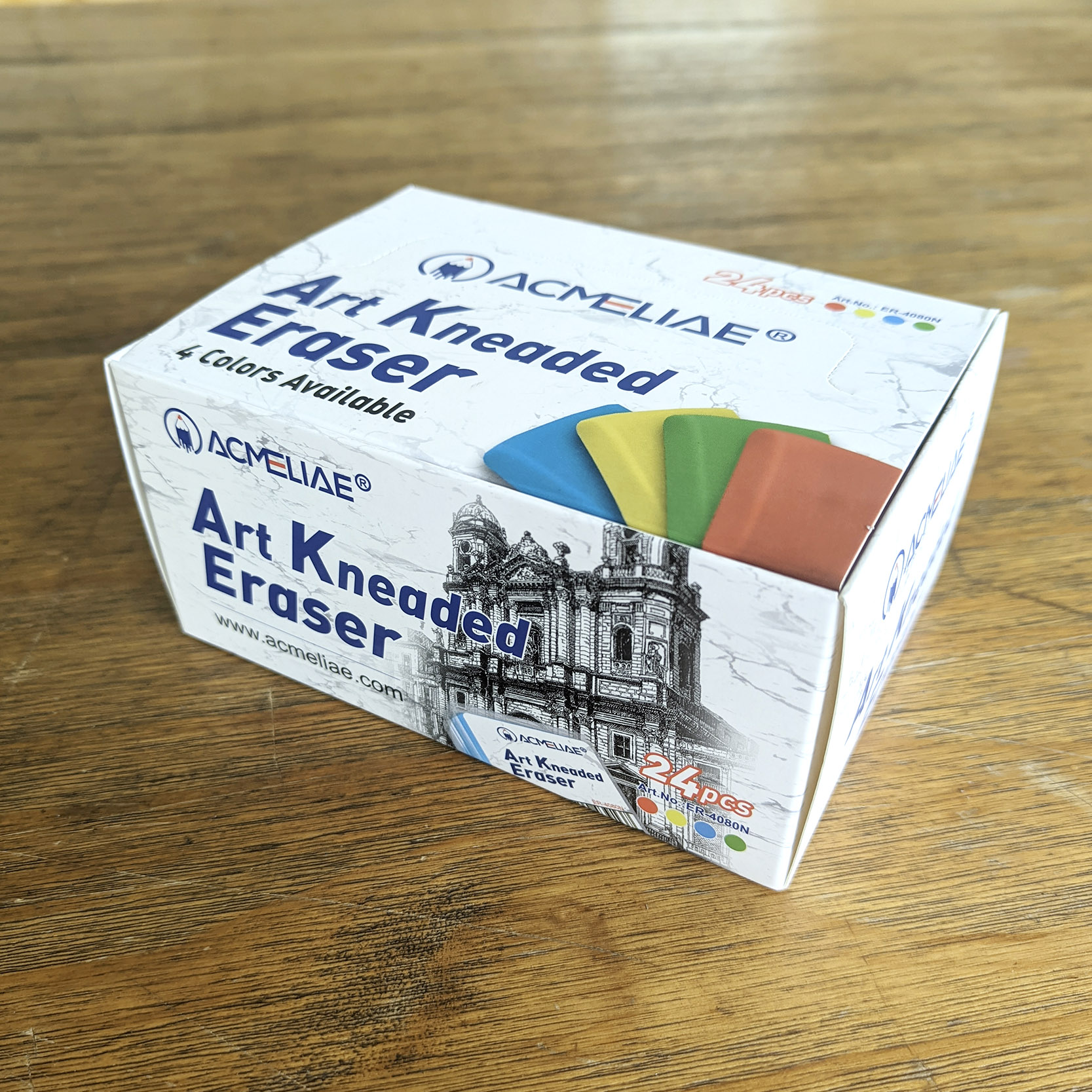 ACMELIAE ER-4080N 4 Colors Kneaded Eraser details Picture