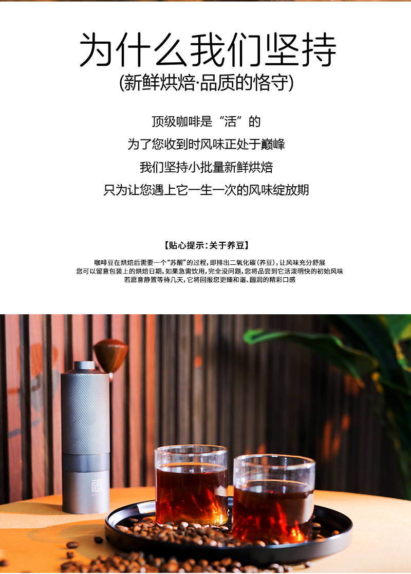 埃塞俄比亚进口精品咖啡豆水洗日晒拼配美式手冲新鲜中度烘焙原生种纯正黑咖啡250G详情4