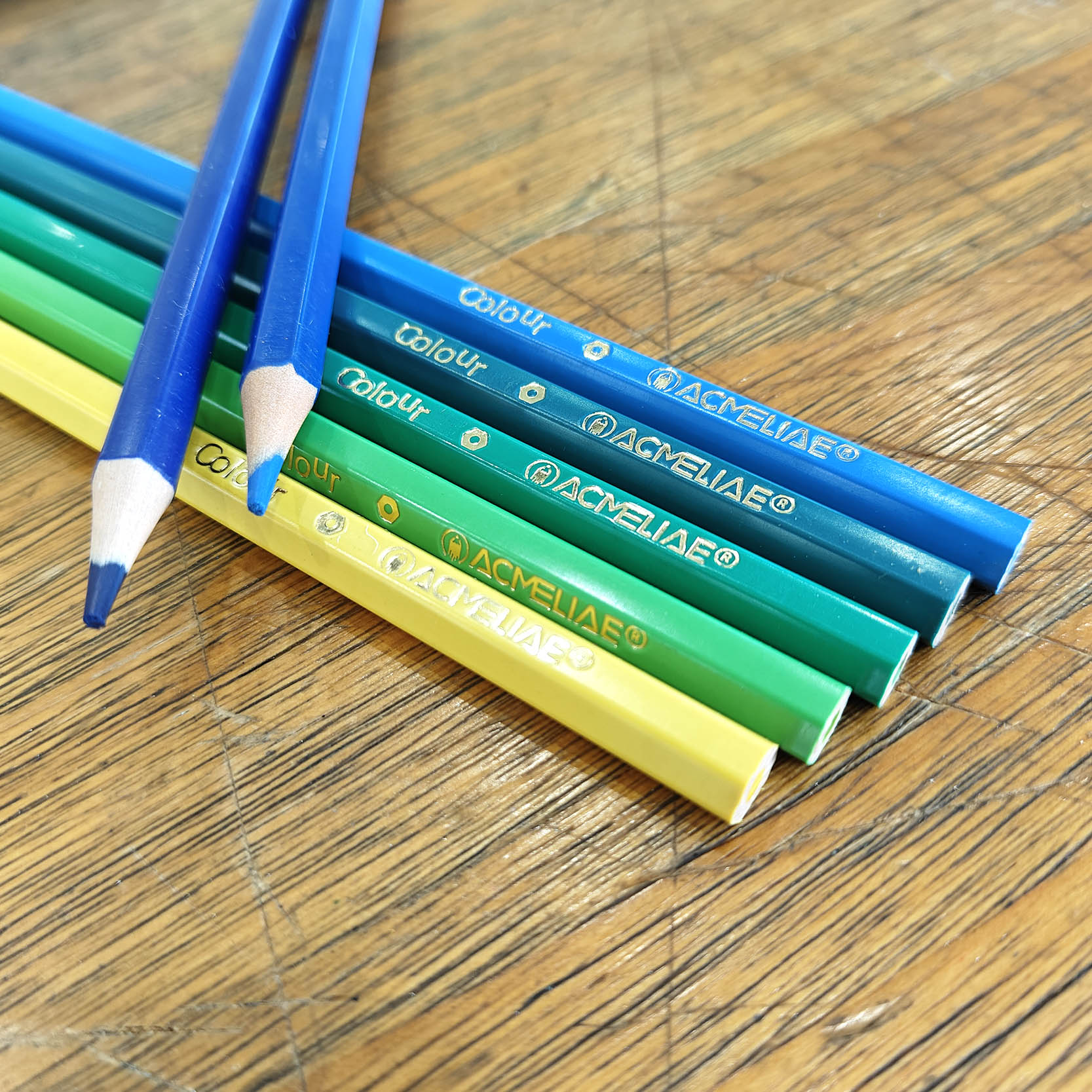 ACMELIAE PCP-036 36 colors Woodfree Hexagonal Color Pencil Specification drawing