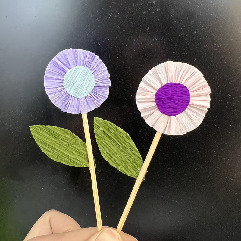 派对蛋糕插件皱纹纸烘焙蛋糕装饰品ins蝴蝶花朵海鸥和平鸽子插牌蛋糕类插件