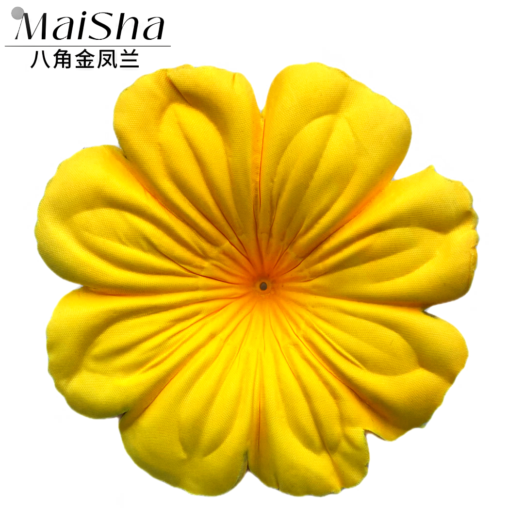 Non-woven fabric artificial flowers, octagonal golden phoenix orchid petals, flower pieces, flower accessories, fabric flower pieces, Qingming flowers, weighing jin flower pieces Item Picture