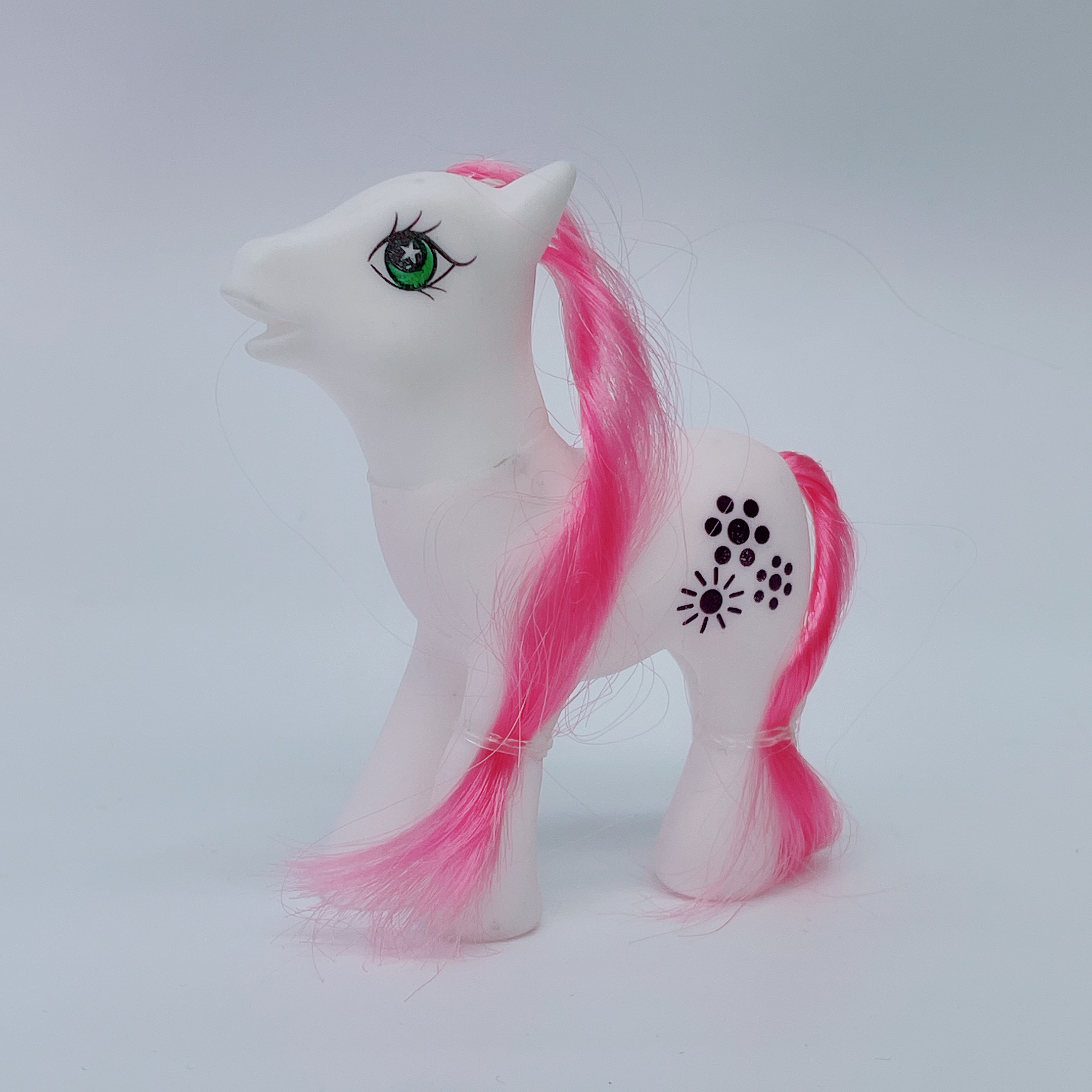 Mascota del año del caballo arco iris caballo bondadoso cry cry caballo juguete de peluche coche pastel decorativo hogar juguetes caja ciega colgante regalo pic 4