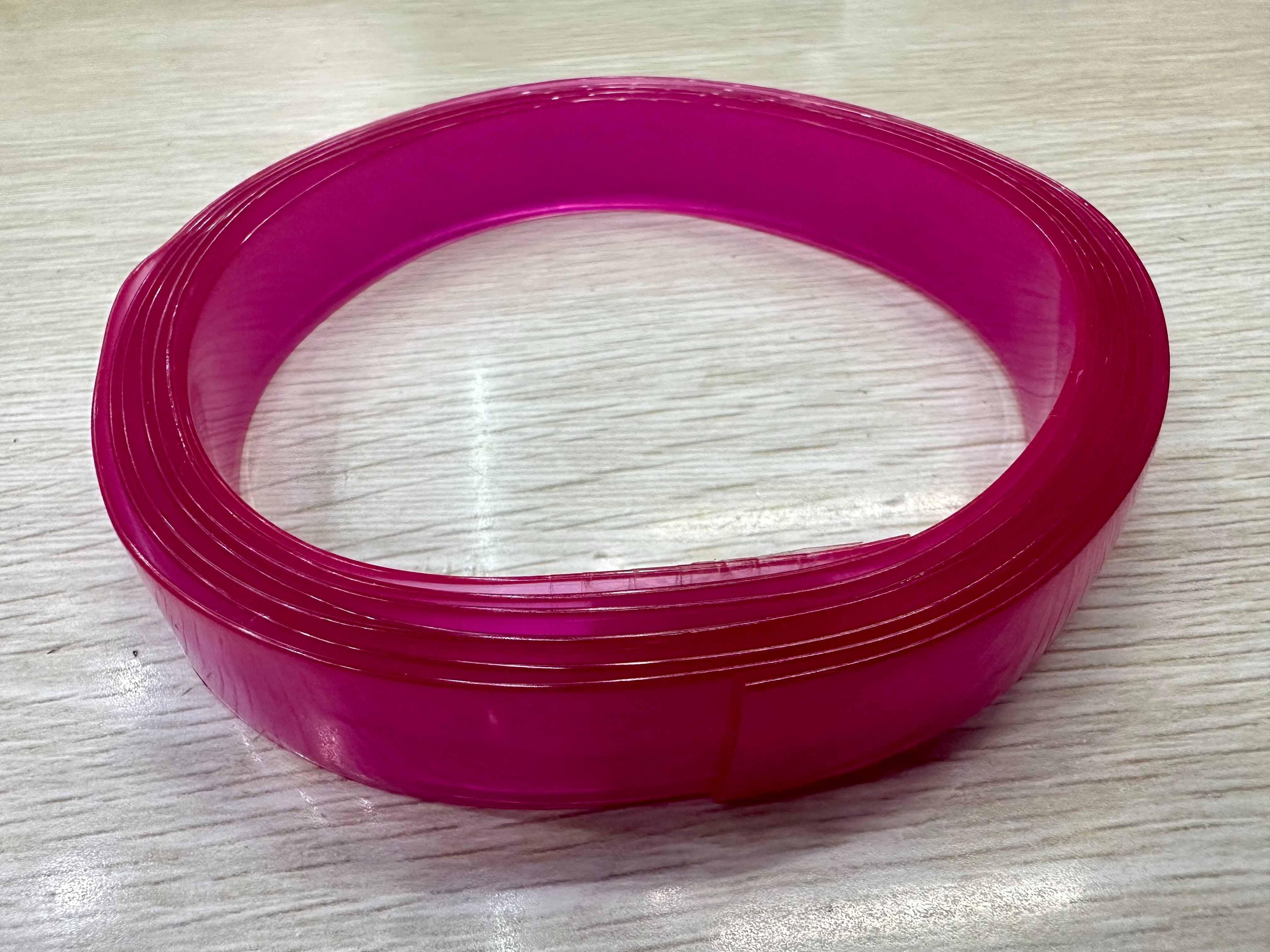 广州厂家专业生产皮帶辅料超透明PVC条水晶条#鞋包pvc磨砂条详情1