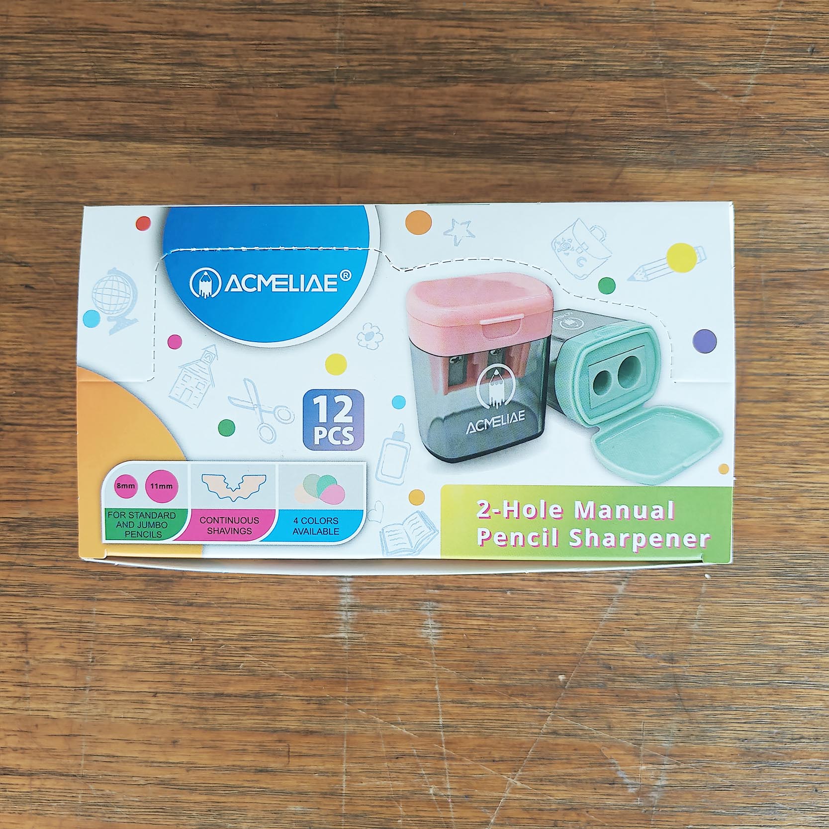 ACMELIAE SP-001 2-hole Manual Pencil sharpener details Picture