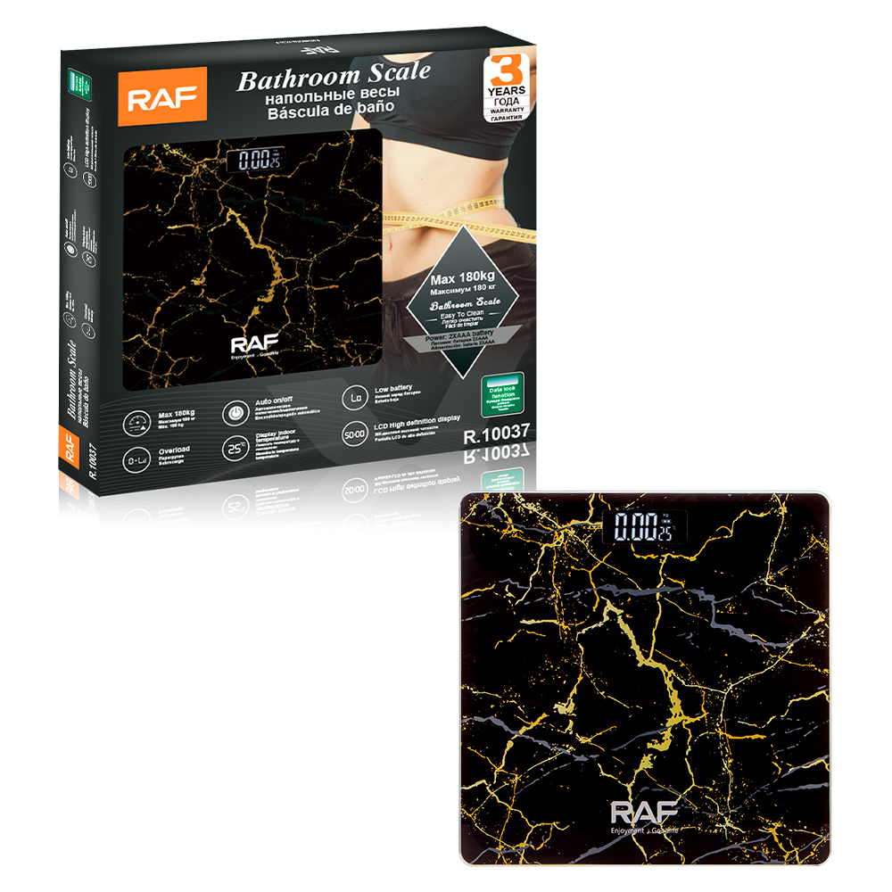 RAF跨境体重秤电子称家用精准高精度家庭耐称重秤玻璃面板体重秤详情9