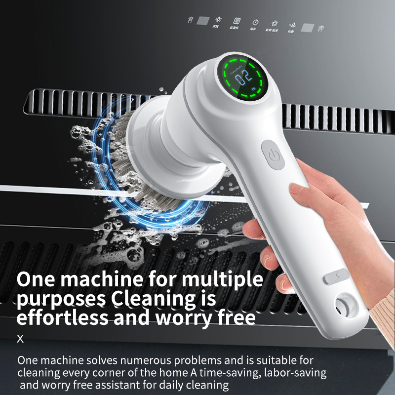 Electric dishwashing brush, multi-functional cleaning brush, portable cleaning equipment for kitchen and household use Application Scenario